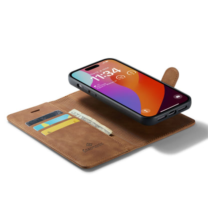 Apple iPhone 15 Plus Hülle - Sienna Brown - 2-in-1 MagSafe-Klapphülle mit Kartenfach
