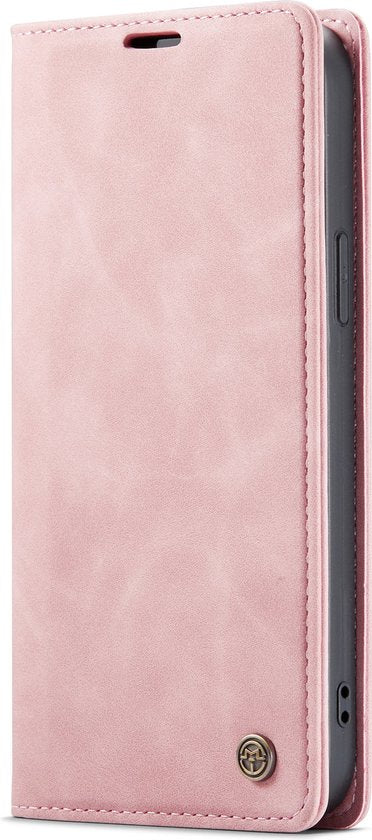 Apple iPhone 14 Hoesje - Pale Pink - Dunne Bookcase