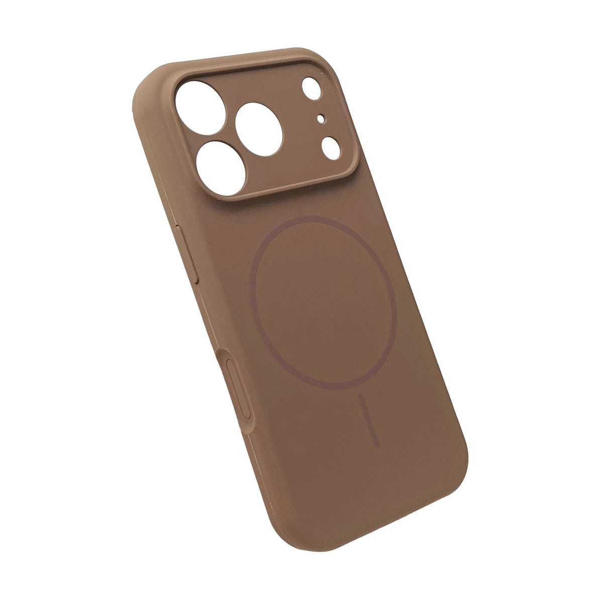 Apple iPhone 18 Pro Hülle - Braun - Weiches Liquid-Silikon-MagSafe-Backcover