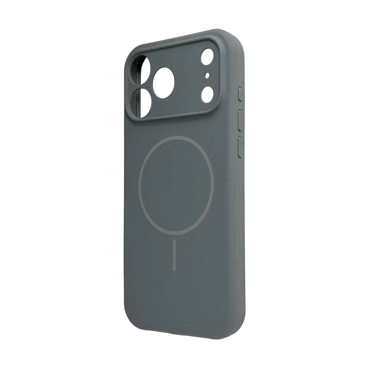 Apple iPhone 18 Pro Max Hoesje - Grijs - Zachte Liquid Siliconen MagSafe Back Cover