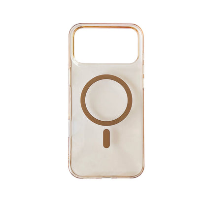 Apple iPhone 17 Pro Max Hoesje - Bruin - Minimalistic MagSafe Back Cover