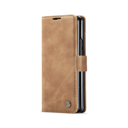 Google Pixel Fold Hülle - Sienna Brown - Klapphülle mit Kartenfach