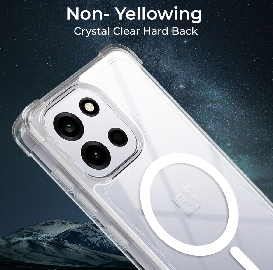 OnePlus Nord 6 Hoesje - Transparant - Anti-Shock MagSafe Back Cover