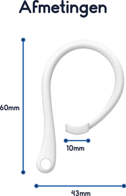 Crochets Apple AirPods (1/2/3/4/Pro/Pro 2) - 2 jeux (4 pièces)