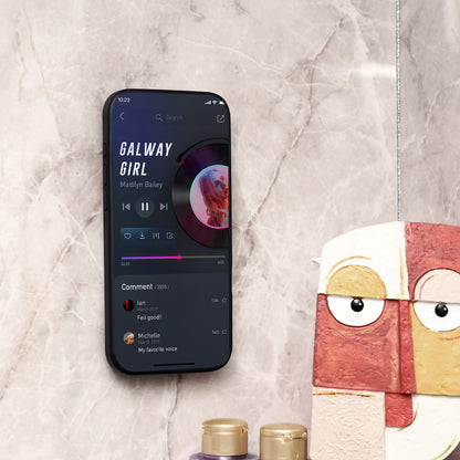 Apple iPhone 17 Pro Hoesje - Zwart - Siliconen Back Cover met Afneembare Hartjes Zuignappen