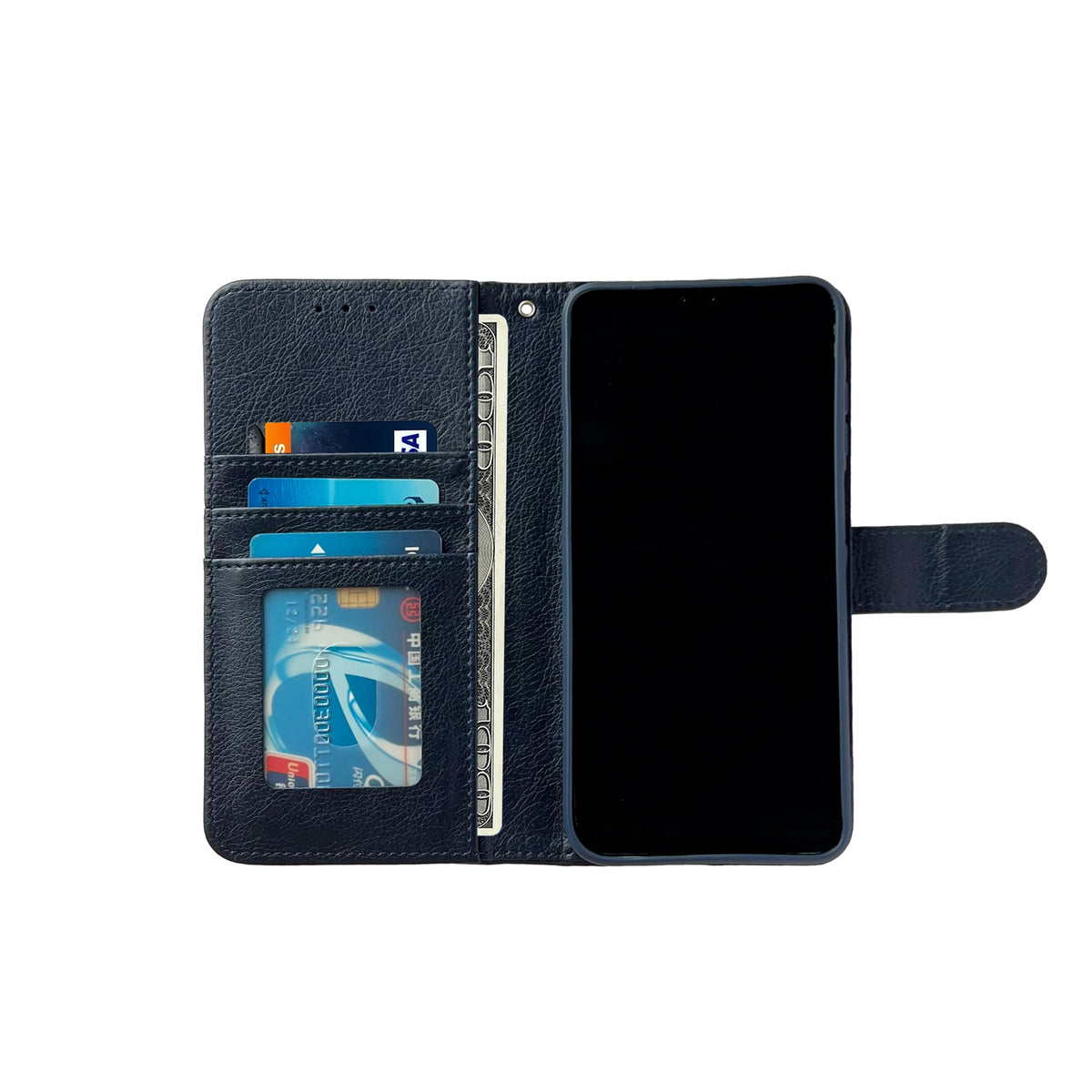 Apple iPhone 16 Pro Max Hoesje - Blauw - Bookcase