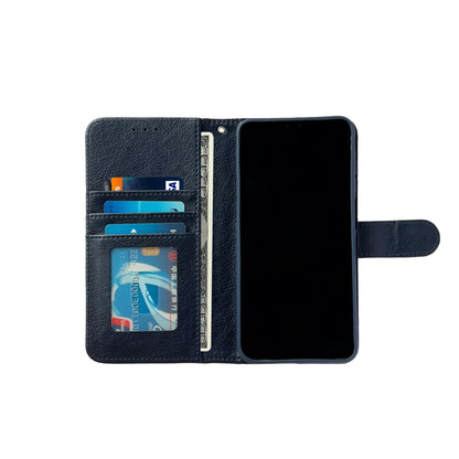 Apple iPhone 16 Pro Max Hoesje - Blauw - Bookcase