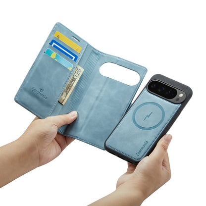 Google Pixel 10 Case - Aqua Blue - Luxury 2-in-1 MagSafe Wallet Case