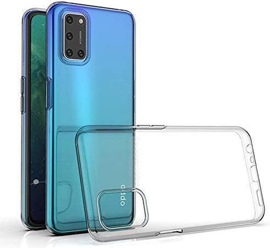 Oppo A52 Case - Transparent - Silicone Back Cover