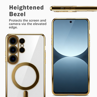 Samsung Galaxy S26 Hülle - Gold - Silikon MagSafe Backcover
