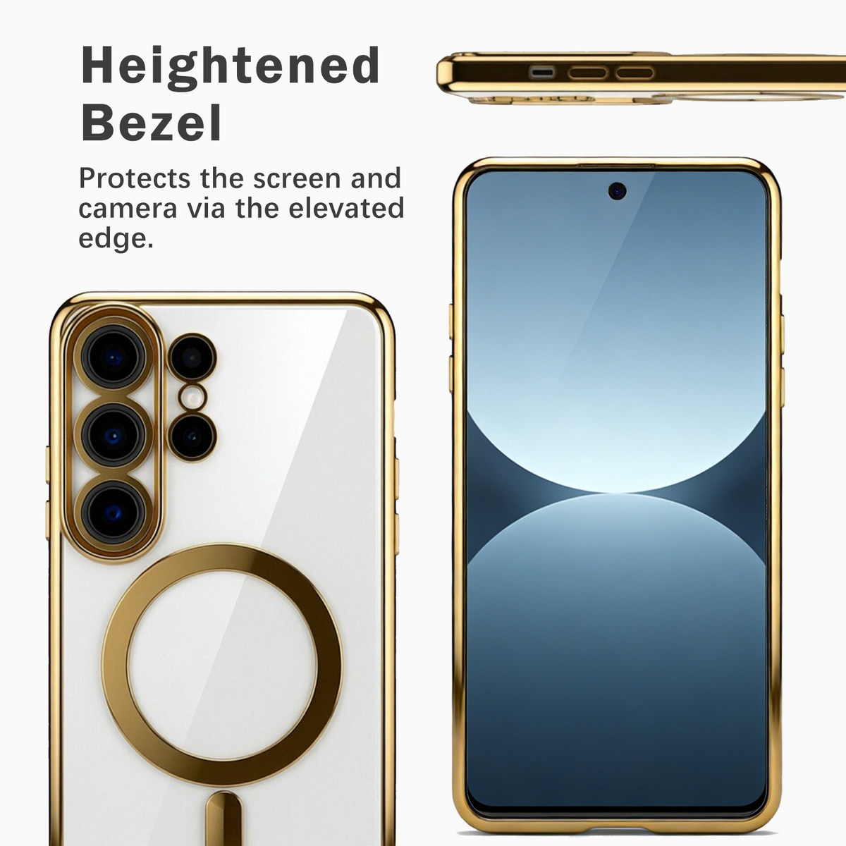 Samsung Galaxy S26 Plus Hoesje - Goud - Siliconen MagSafe Back Cover