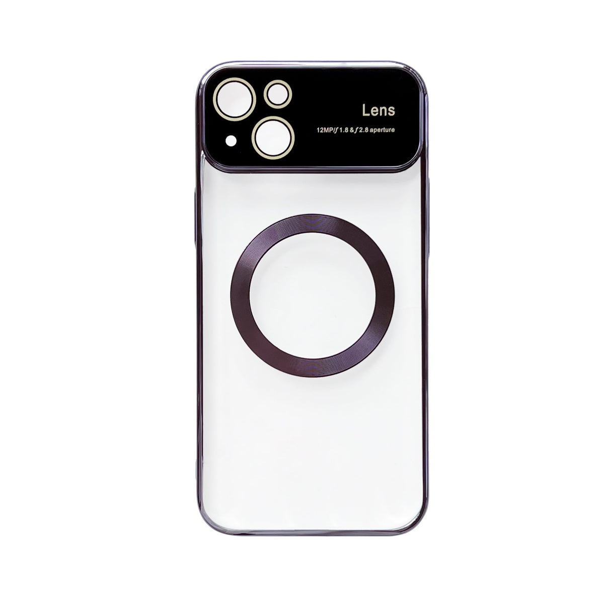 Apple iPhone 15 Hoesje - Paars - Siliconen MagSafe Back Cover met Camerabescherming