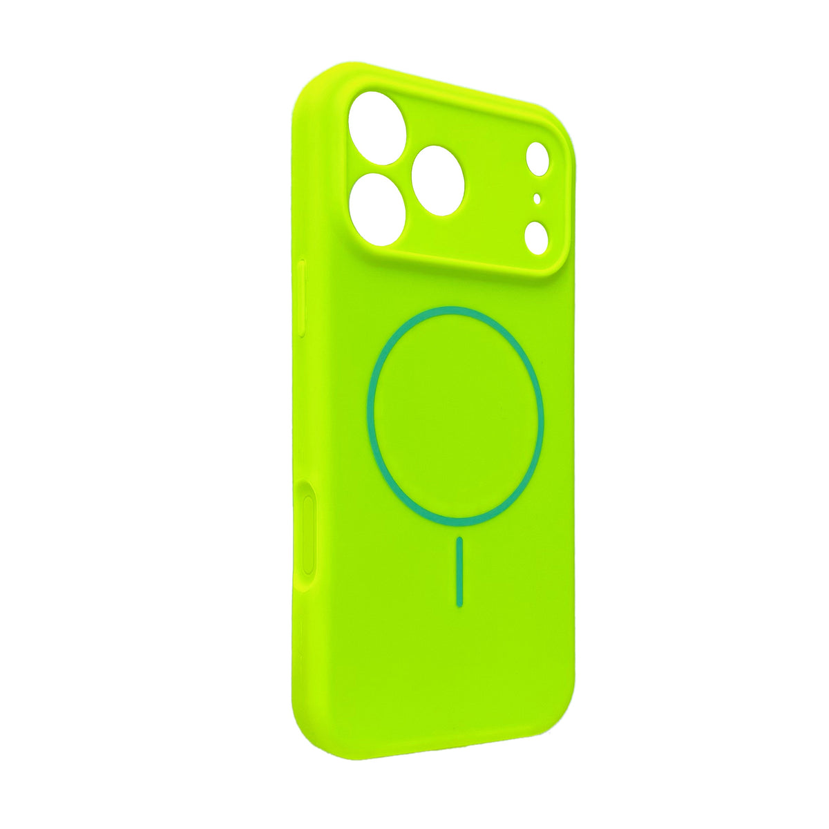 Apple iPhone 17 Pro Max Hoesje - Lime Green - Liquid Siliconen MagSafe Back Cover
