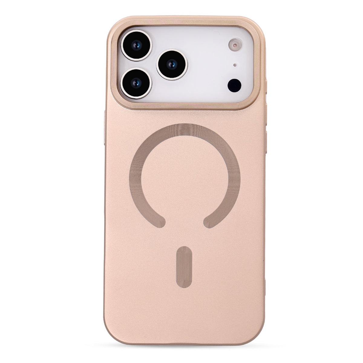 Apple iPhone 17 Pro Case - Gold - Matte Silicone MagSafe Back Cover