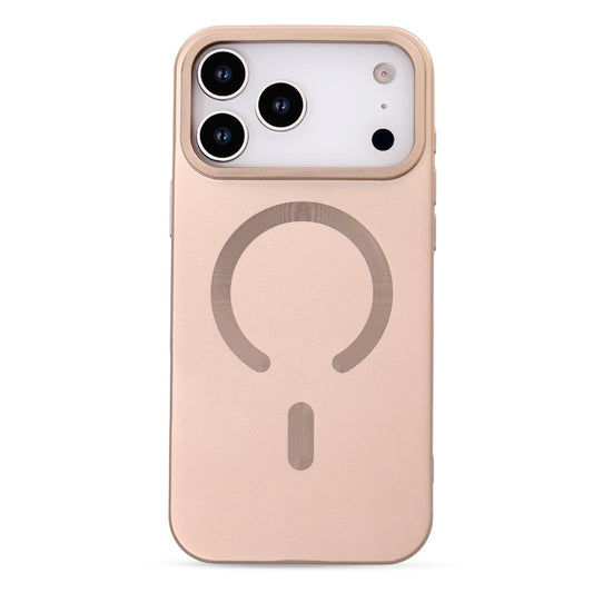 Apple iPhone 18 Pro Max Hülle - Gold - Mattes Silikon-MagSafe-Backcover