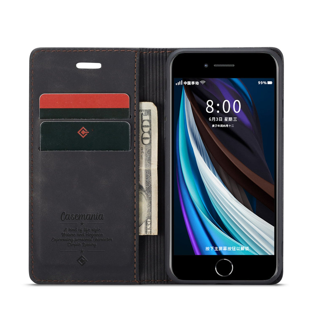 OnePlus Nord 5 Hoesje - Charcoal Gray - Dunne Bookcase