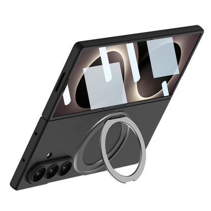 Samsung Galaxy Z Fold8 Ultra Hoesje - Goud - Ringhouder Magsafe Cover met Ingebouwde Screenprotector