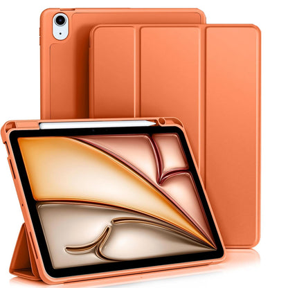 Étui pour tablette Apple iPad Air 11 (2024) - Orange - Smart Cover avec compartiment pour stylet
