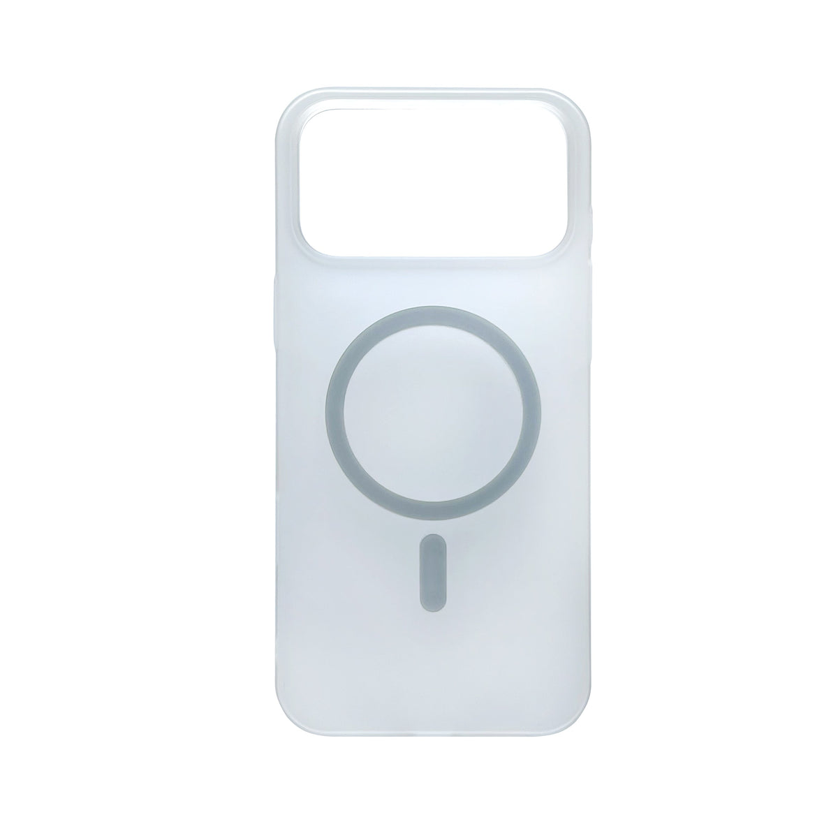 Apple iPhone 17 Pro Max Hülle - Grau - Frosted Matte Hardcase MagSafe-Backcover