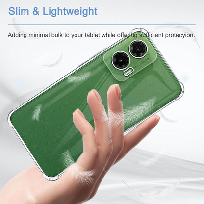 Motorola Moto G35 Case - Clear - Shockproof Back Cover