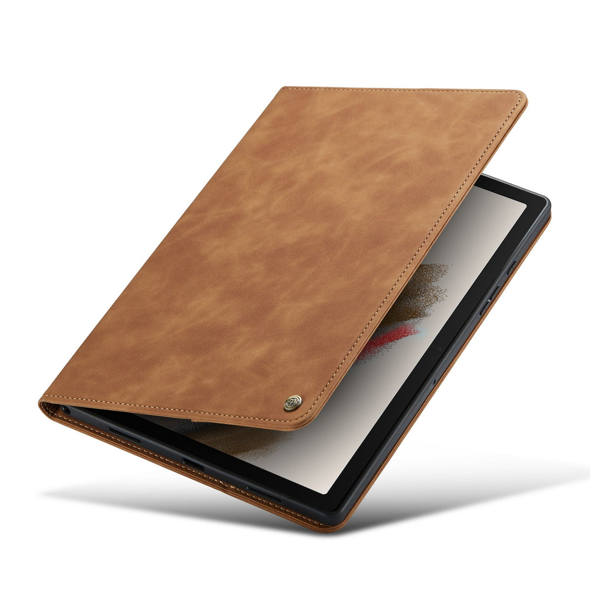 Apple iPad Pro 13 (2024) Tablethoes - Sienna Brown - Draaibare Bookcase