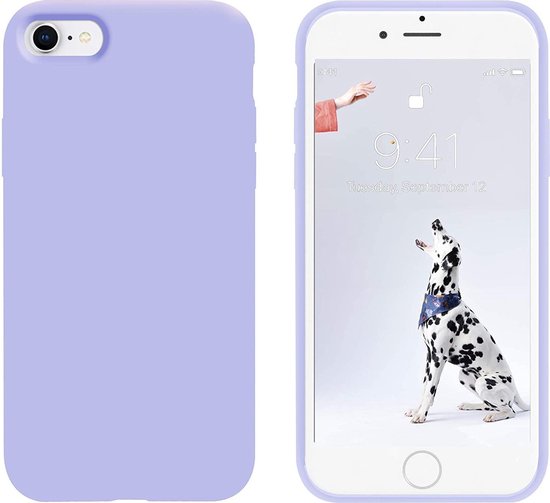 iPhone SE (2020) Hoesje - Paars - Siliconen Back Cover