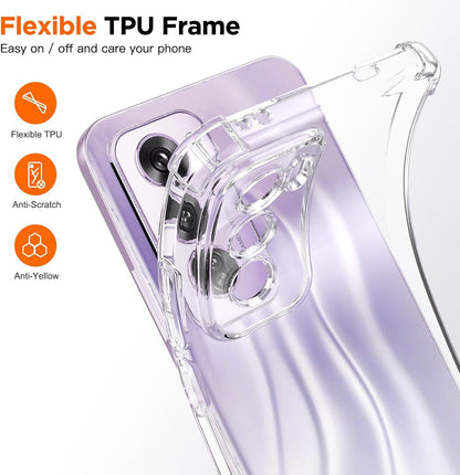 OPPO Reno12 Case - Clear - Shockproof Back Cover