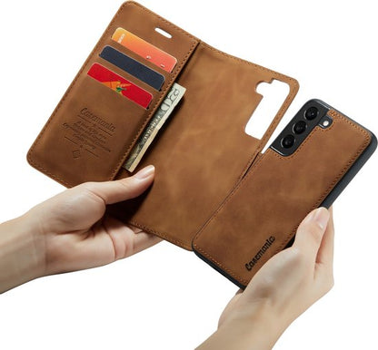 Samsung Galaxy S23 Plus Hoesje - Sienna Brown - 2 in 1 Bookcase