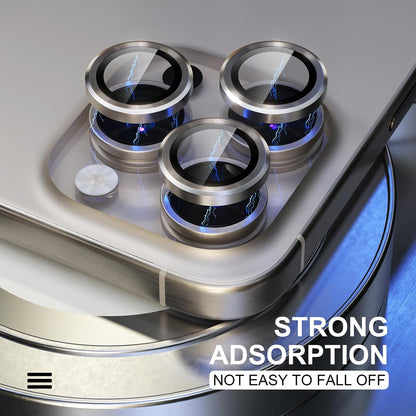Apple iPhone 15 Pro Lens Protector - Grijs - 1 Stuk