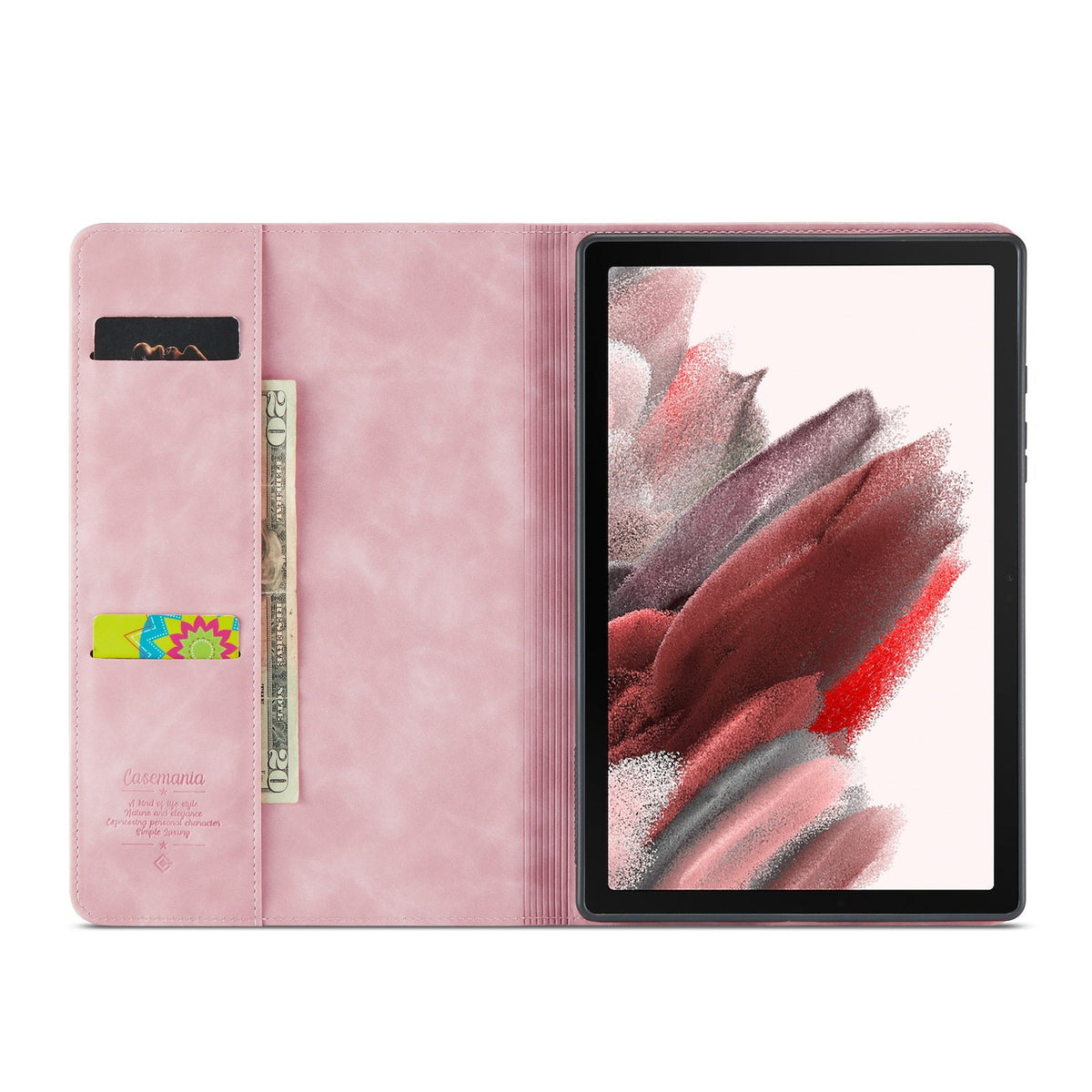 Samsung Galaxy Tab S10 FE Tablethoes - Pale Pink - Luxe Bookcase