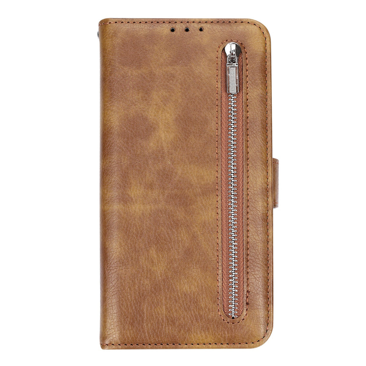 Samsung Galaxy S26 Plus Hoesje - Bruin - Luxe Bookcase met Rits