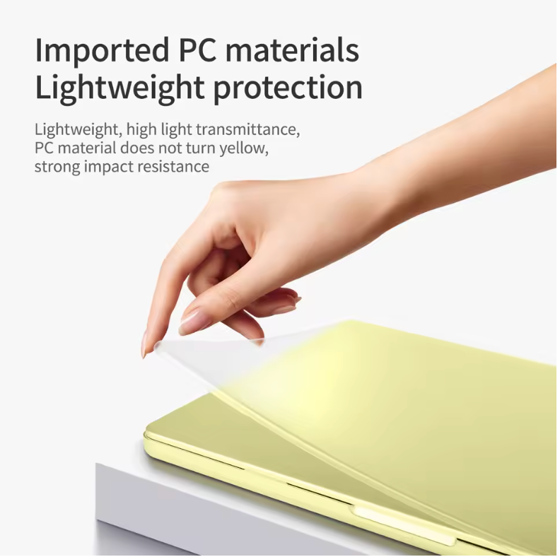 Apple MacBook Neo (13-inch) - Transparant - Laptop Hardcase Cover met Ventilatie-openingen