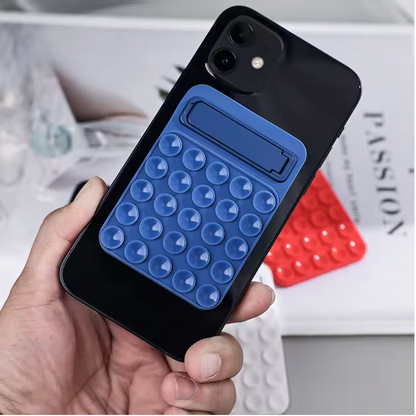 Casemania Silicone Suction Cup Sticker with Kickstand - Pink - 1 Piece