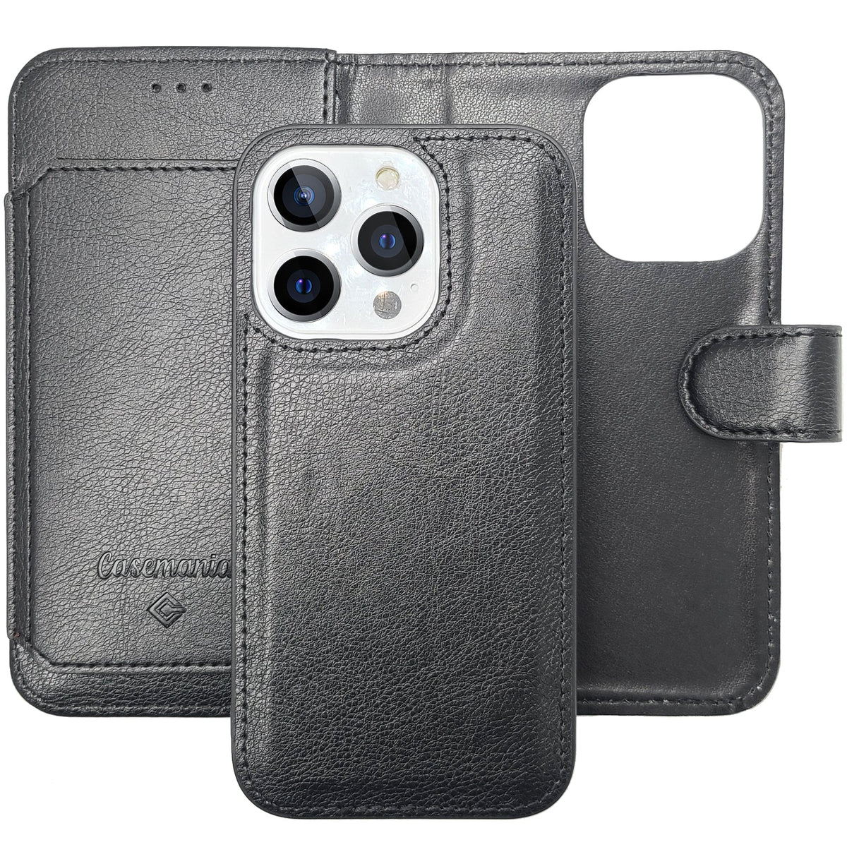 Samsung Galaxy A35 5G Hoesje - Zwart - 2 in 1 Bookcase met 10 Kaart Vakken