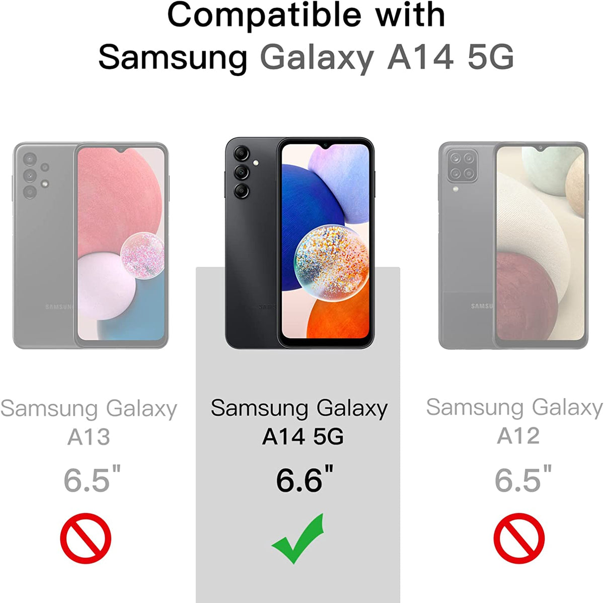 Samsung Galaxy A14 5G / A14 4G Panzerglas - Tempered Glass - 2 Stück