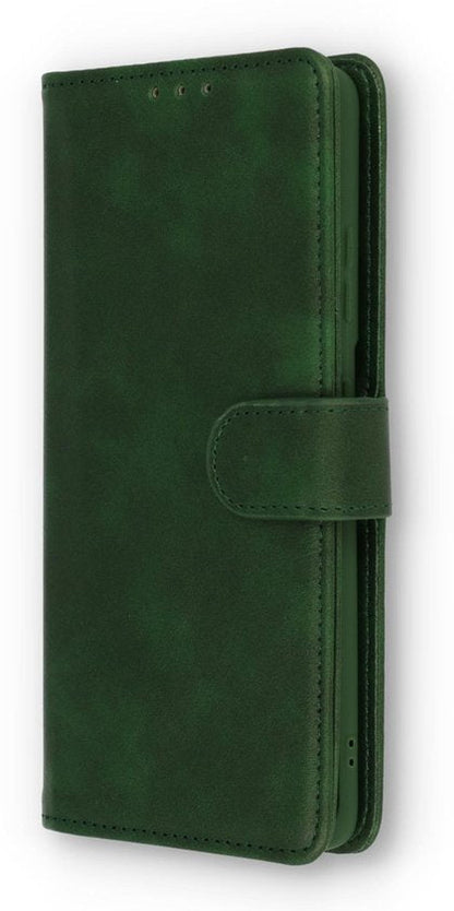 Samsung Galaxy S21 Plus Hoesje - Groen - Luxe Bookcase