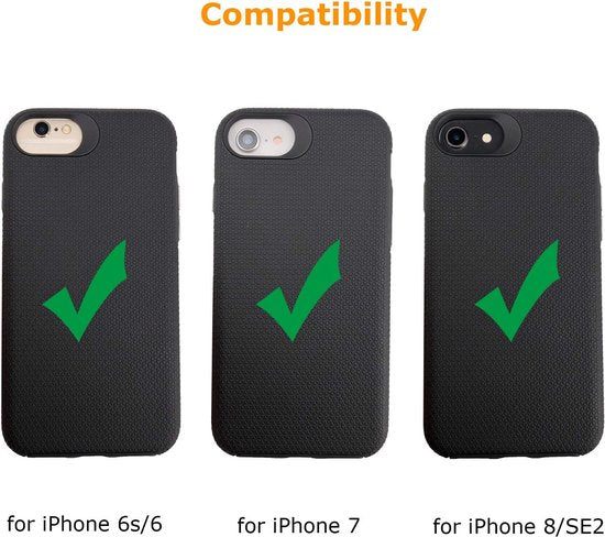 Apple iPhone 7 Case - Black - Matte Armor Back Cover