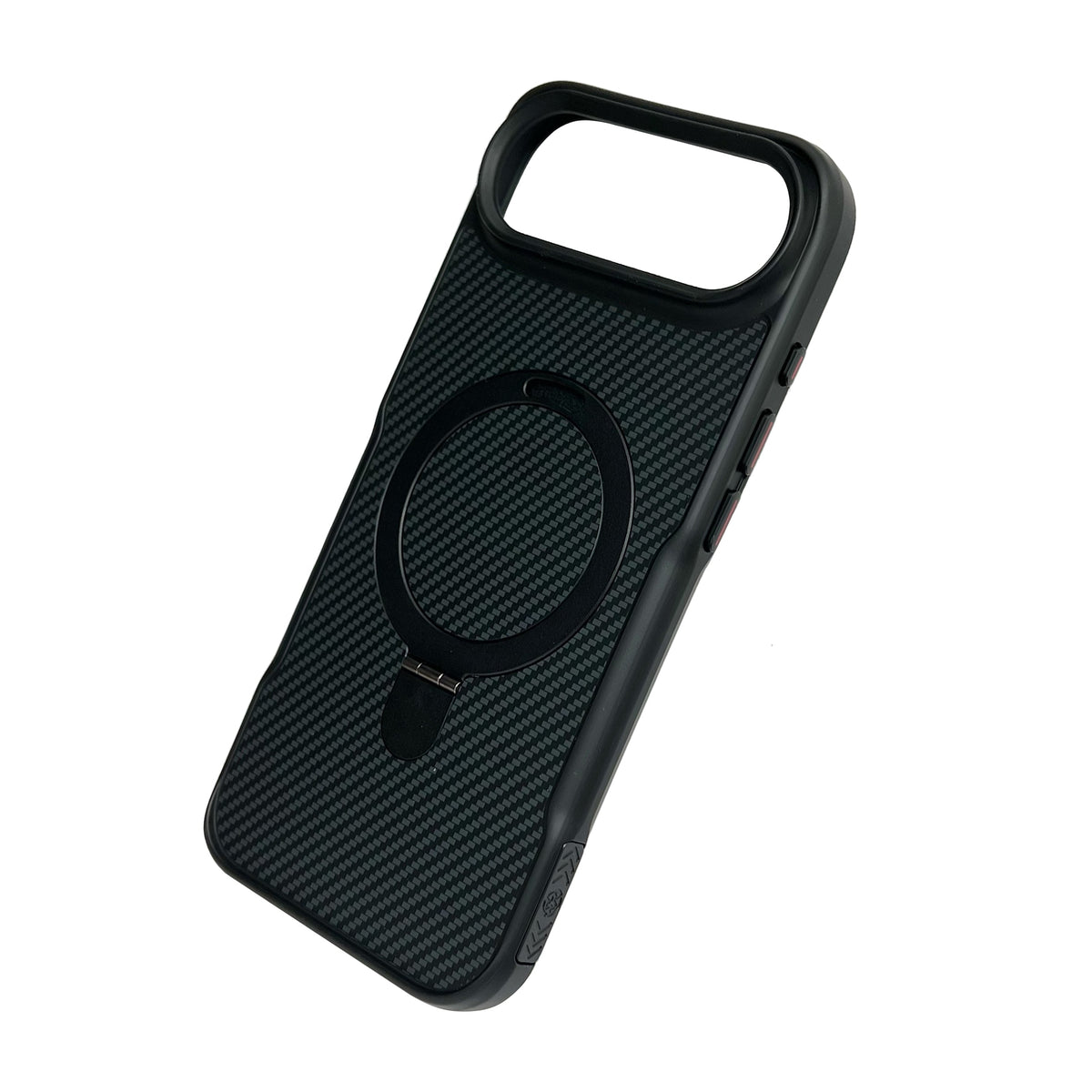 Apple iPhone Air Hoesje - Zwart - Carbon MagSafe Back Cover