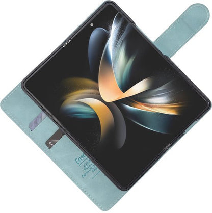 Samsung Galaxy Z Fold 4 Hoesje - Aqua Blue - Dunne Bookcase