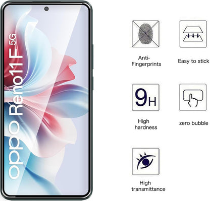 Oppo Reno 11F Schutzfolie - Full Cover - 5 Stück