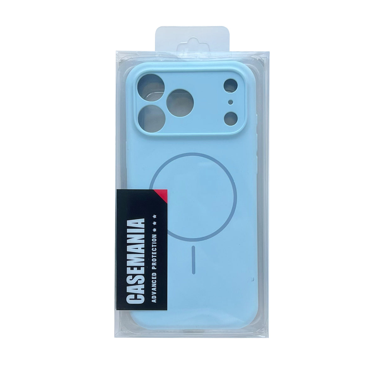 Apple iPhone 17 Pro Max Case - Light Blue - Liquid Silicone MagSafe Back Cover