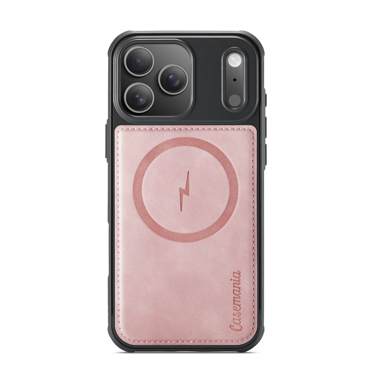 Apple iPhone 18 Pro Max Hoesje - Pale Pink - Kunstleer MagSafe Back Cover