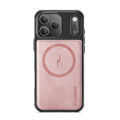 Apple iPhone 18 Pro Max Hoesje - Pale Pink - Kunstleer MagSafe Back Cover