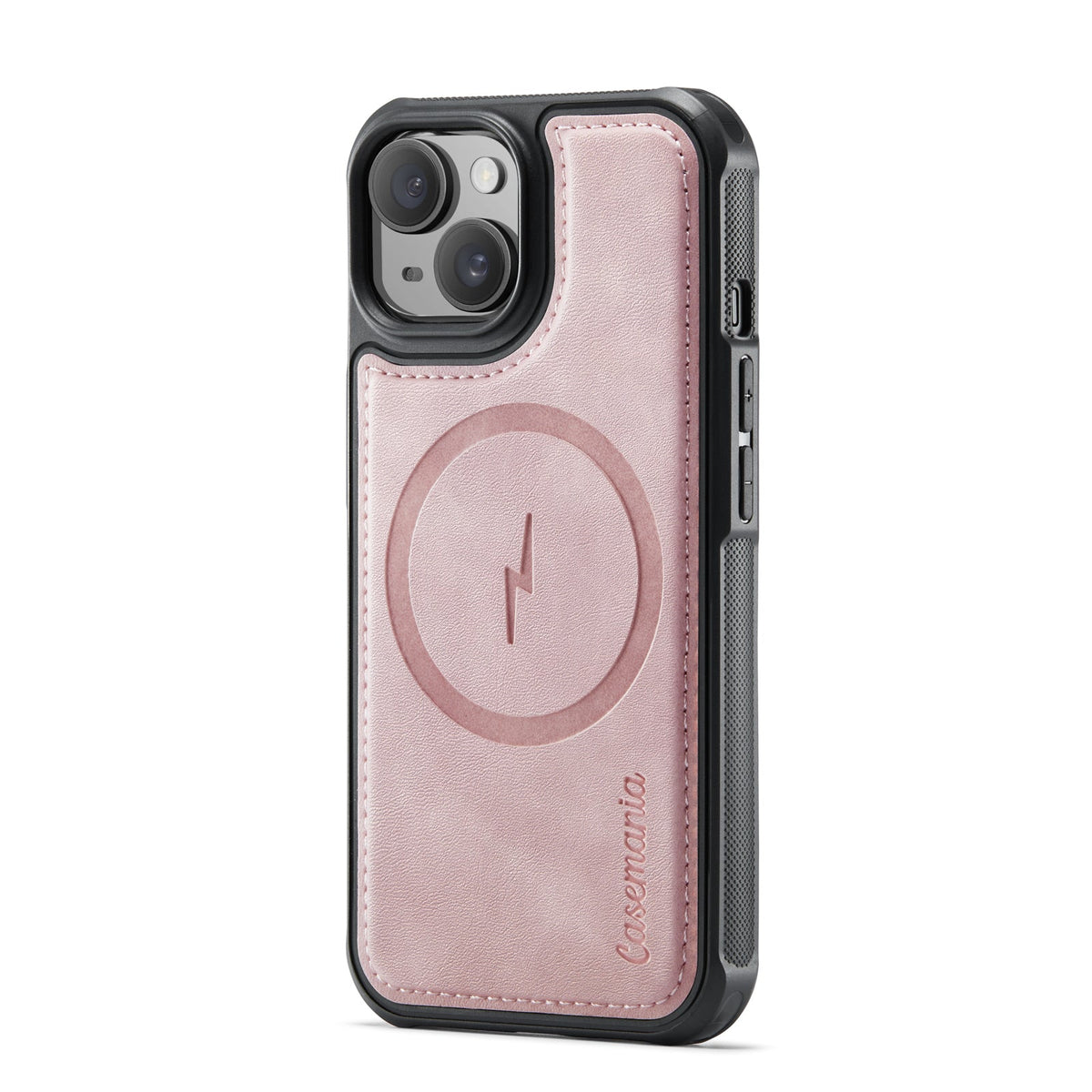 Apple iPhone 13 Hoesje - Pale Pink - Kunstleer MagSafe Back Cover