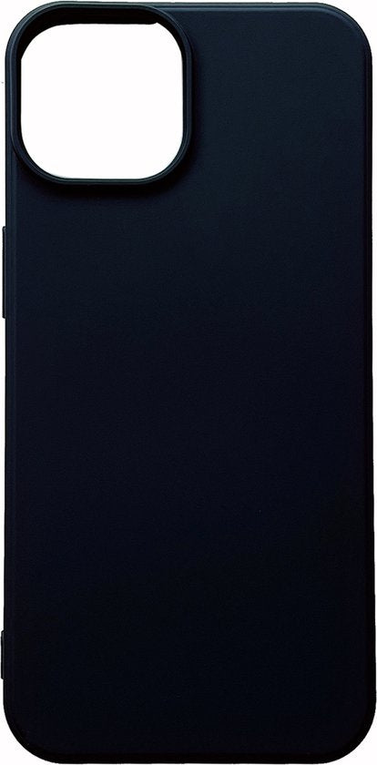 Apple iPhone 14 Plus Case - Black - Microfiber Silicone Back Cover