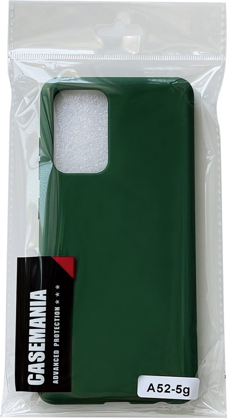 Samsung Galaxy A52/A52S Hoesje - Donker Groen - Strong Siliconen Back Cover