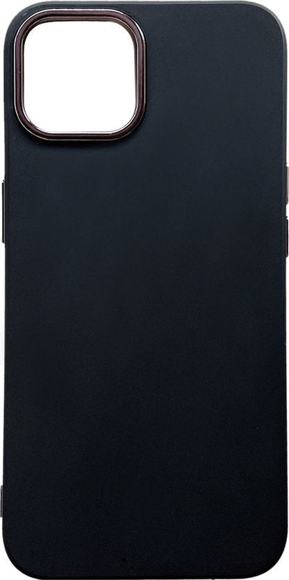 Apple iPhone 14 Plus Hoesje - Zwart - Shockproof Siliconen Back Cover