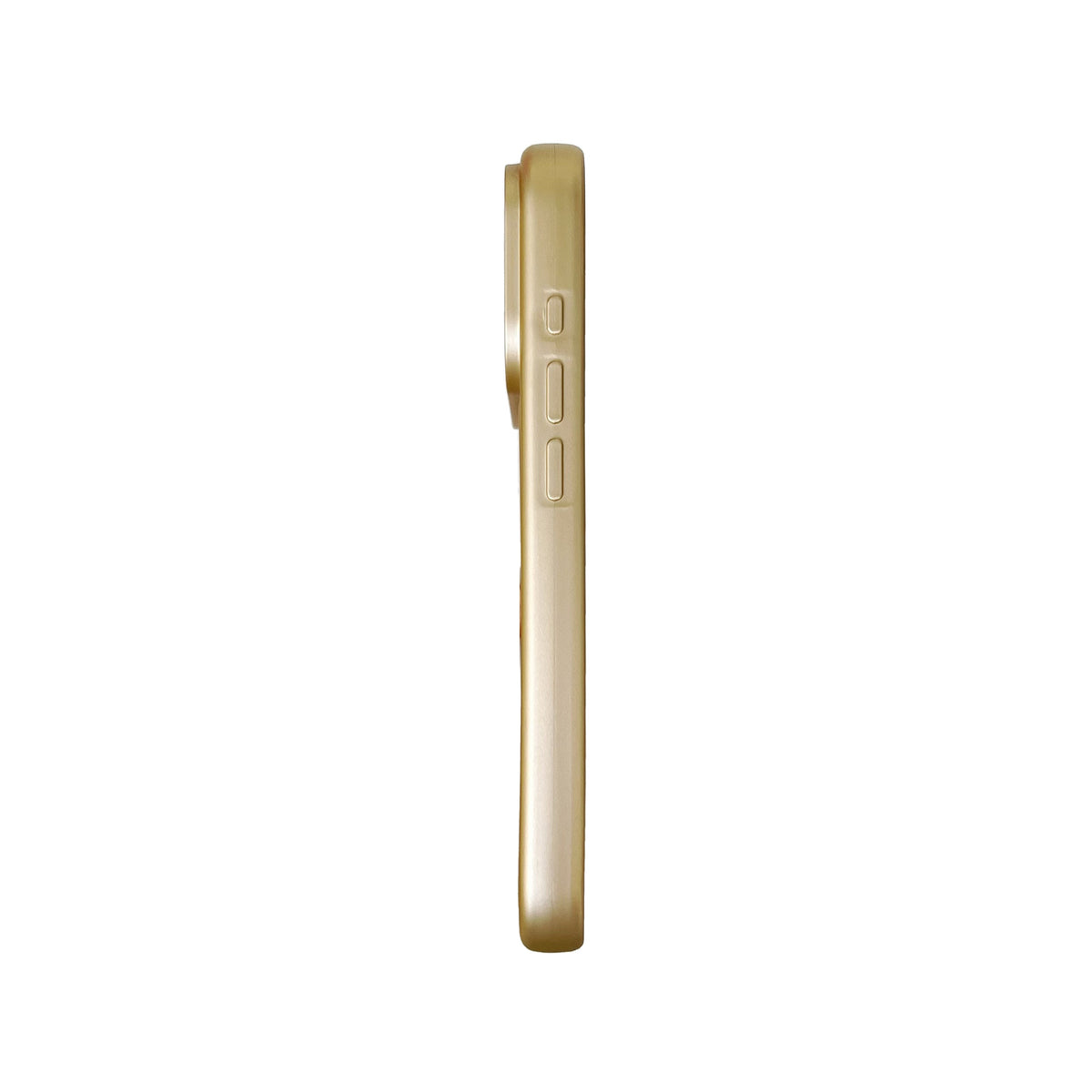 Apple iPhone 17 Pro Hoesje - Metallic Goud - Matte Siliconen MagSafe Back Cover