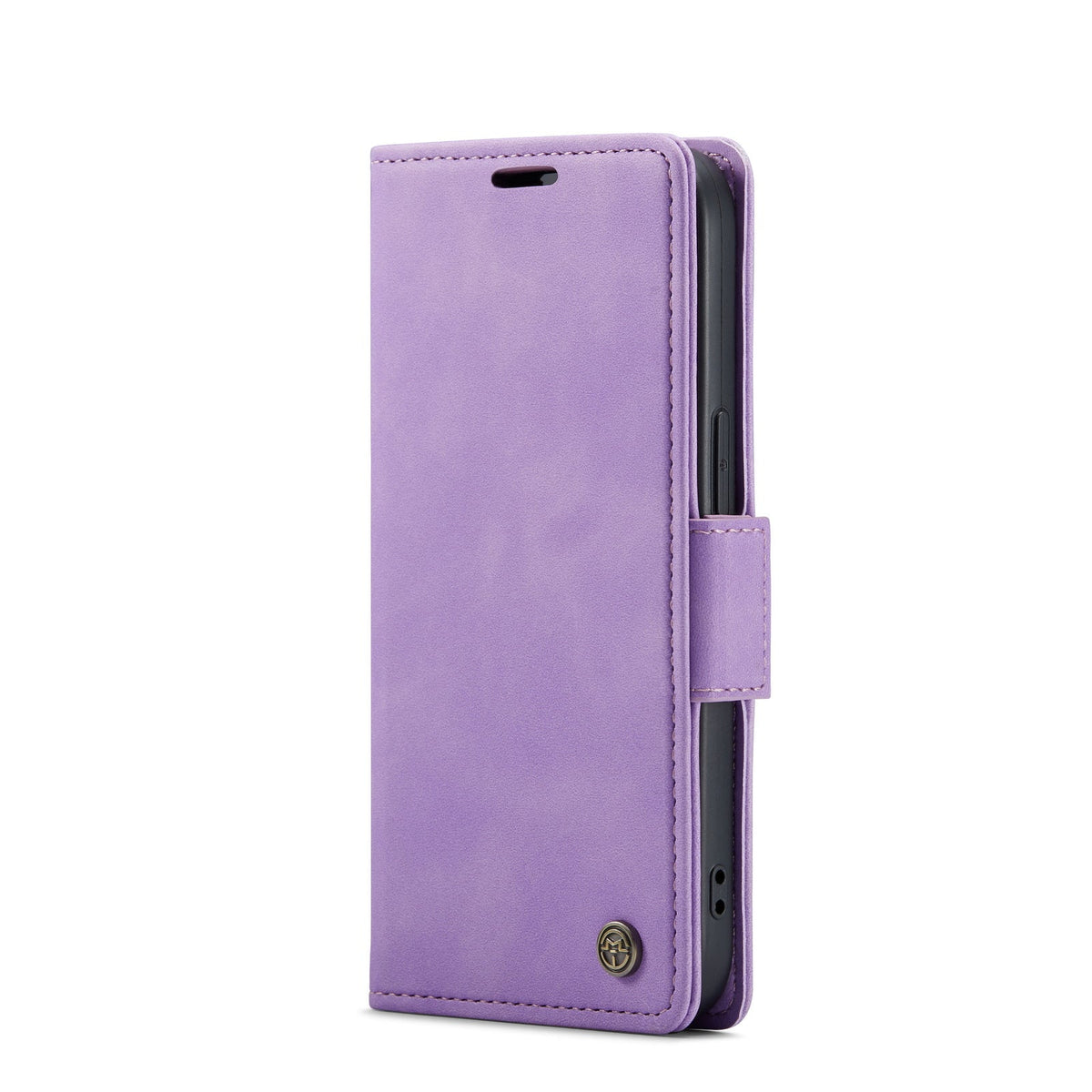 Apple iPhone 15 Hoesje - Bright Lila - Portemonnee MagSafe Bookcase