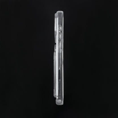 Apple iPhone 18 Pro Max Hoesje - Transparant met Kaarthouder - Siliconen Back Cover met Pasjeshouder